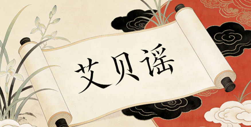 “艾貝謠”，在粵語、閩南語里念起來都順口，沒有負面諧音
