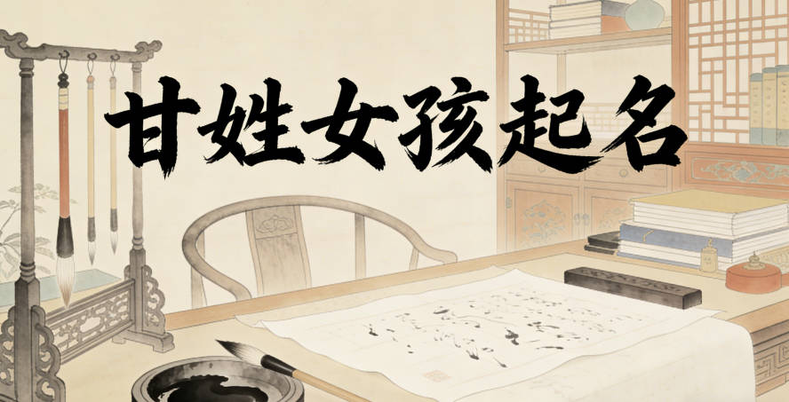 姓甘女孩名字大全