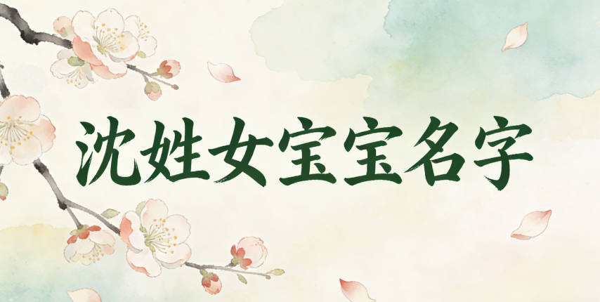 有寓意的沈姓女寶寶名字大全