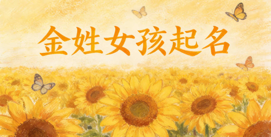 金姓好聽順口的女孩名字
