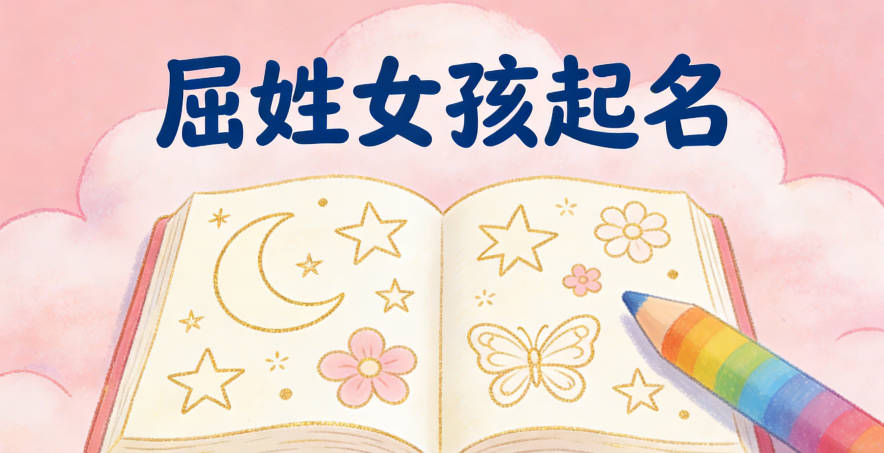 適合屈姓女寶寶的名字及含義