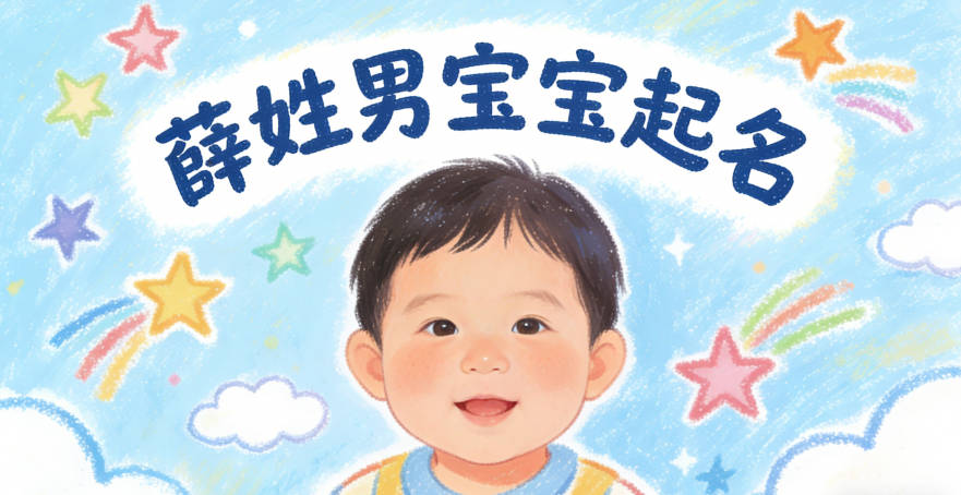 薛姓男寶寶起名好聽且順口