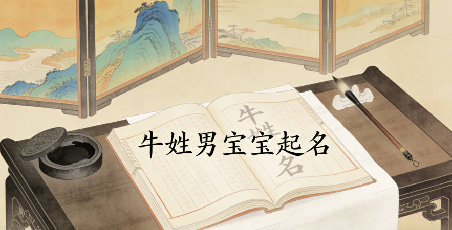 牛姓男寶寶起名順口響亮