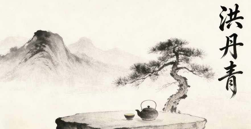 洪丹青，既隱含對先賢氣節的敬仰，又獨特不刻意