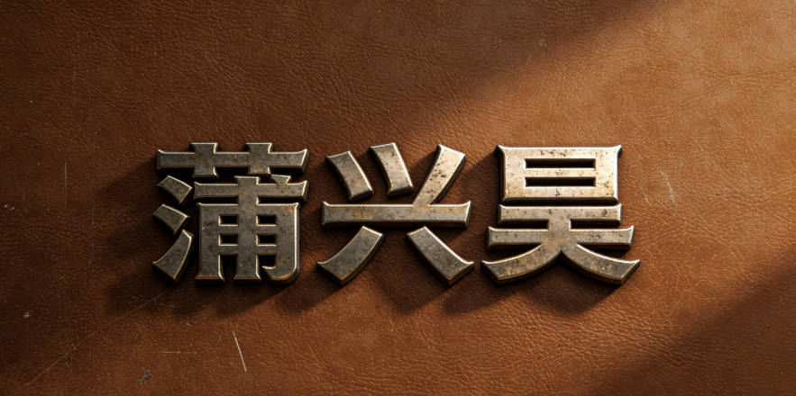 蒲興昊，興是平實的興旺之意，搭配昊的廣闊胸懷，既有格局又不張揚