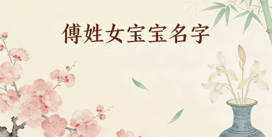 有詩意的傅姓女寶寶名字