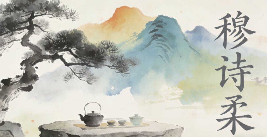 穆詩柔，詩關聯文學底蘊，柔關聯音樂的柔和質感，既含蓄又有藝術氣息