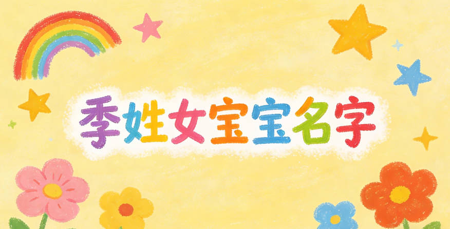 寓意吉祥的季姓女寶寶名字精選