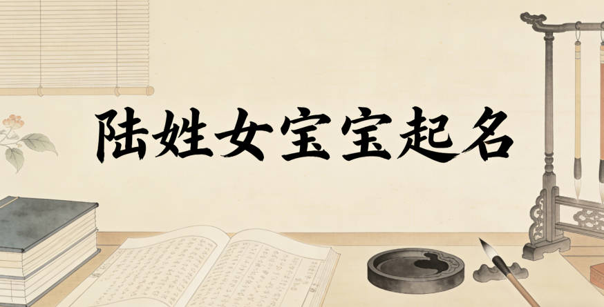 陸姓女寶寶起名順口又好聽