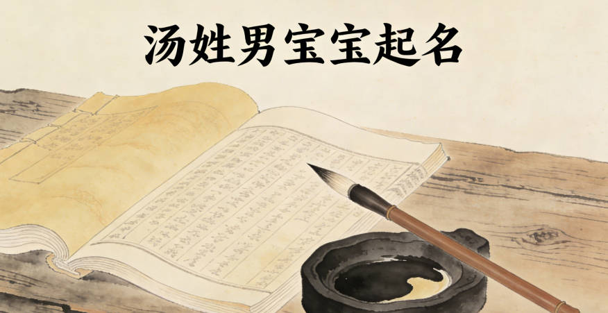 湯姓男寶寶起名順口又大氣