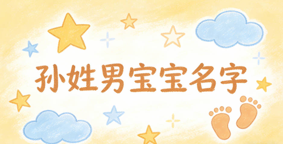 寓意吉祥的孫姓男寶寶名字精選
